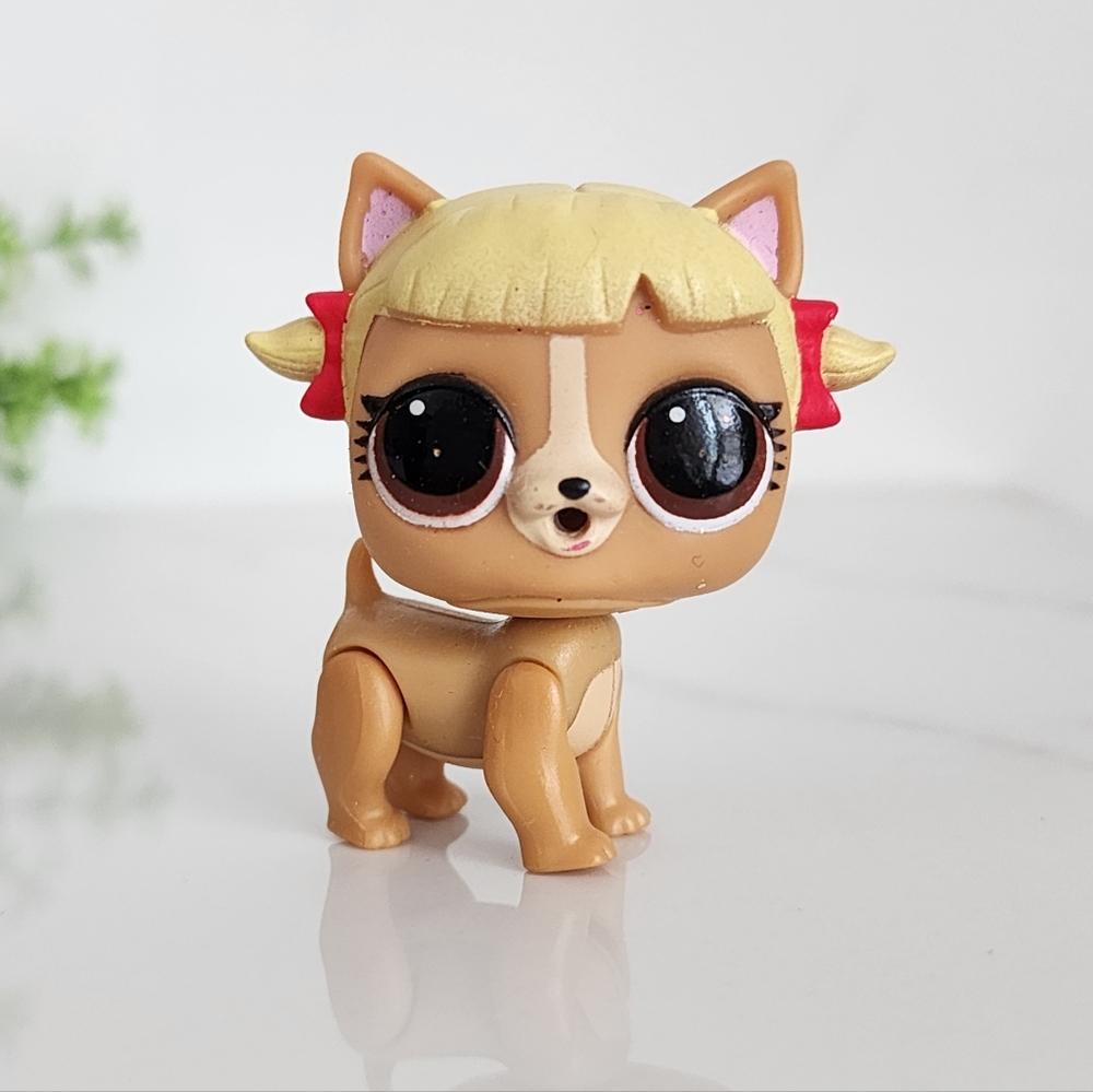 🐾🎀 LOL Surprise! Pets Cheer Rara Eye Spy Series 4 MGA 2” Mini Dog Puppy